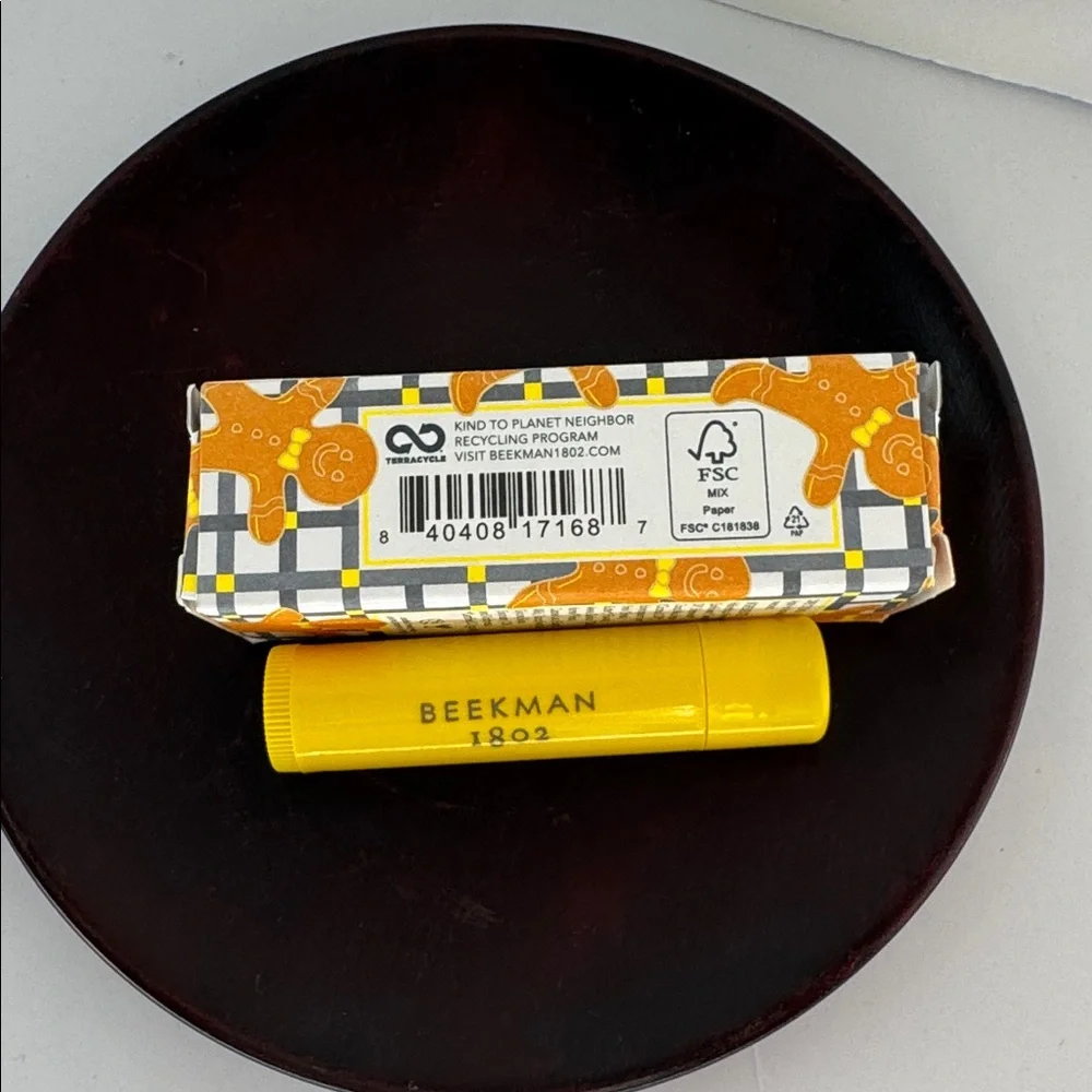 Beekman 1802 Lip Balm Duo Pure Goat Milk + Ginger Cream Cookie New